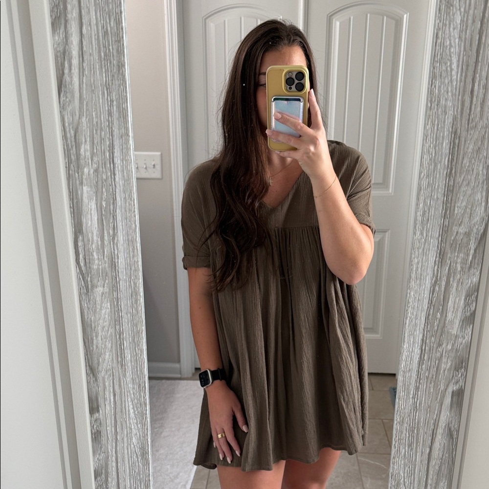 Story Olive Green Dress